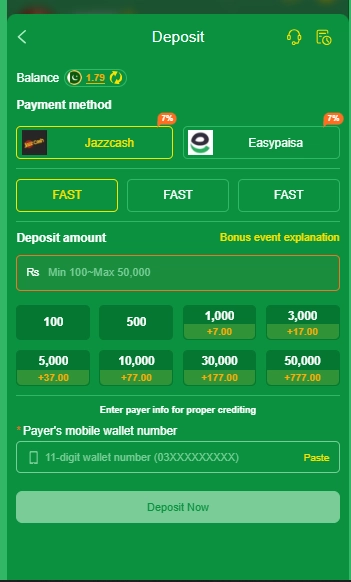 LG777 Game Deposit
