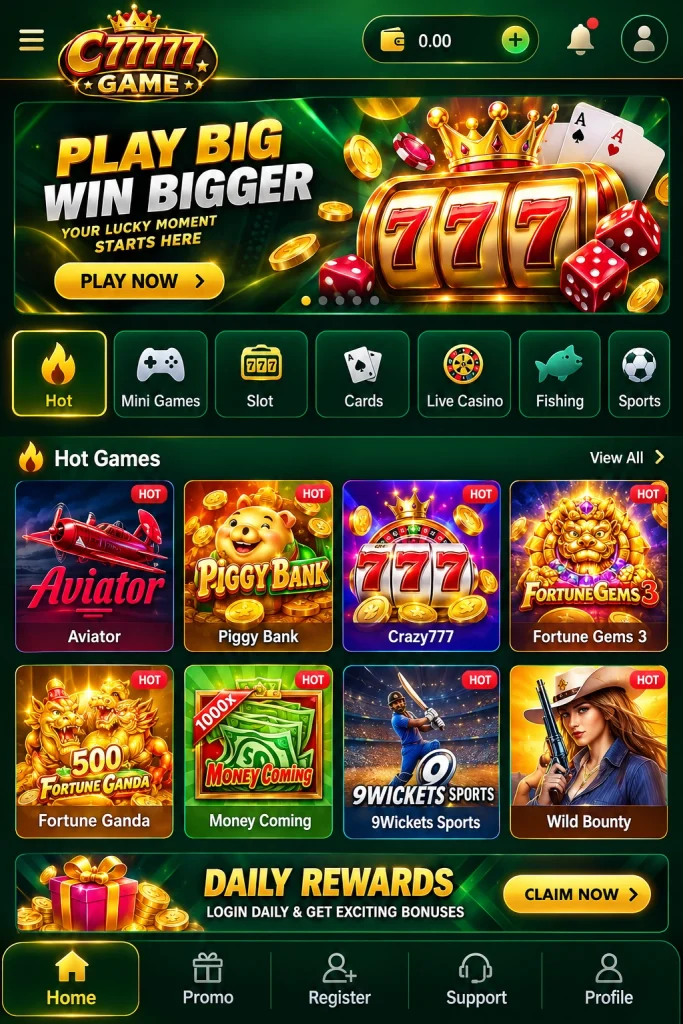 C77777 Game interface