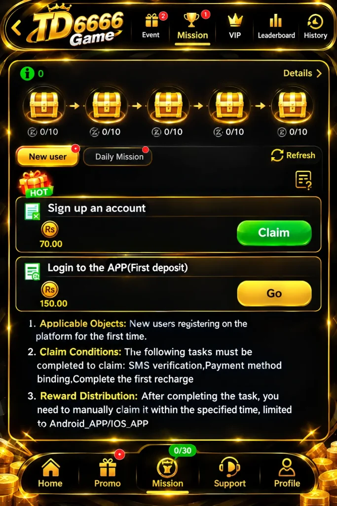 TD666Win Game Promotions and Rewards