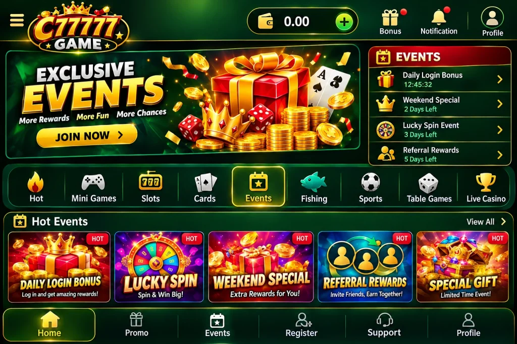 C77777 Game Events