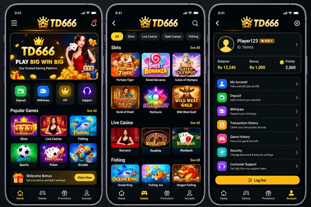 TD666Win Game  Interface