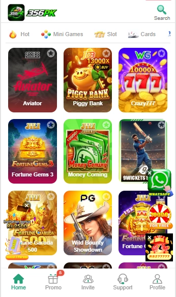 PK356 Game interface