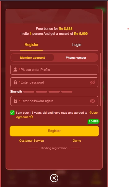 788WIN Game Registration