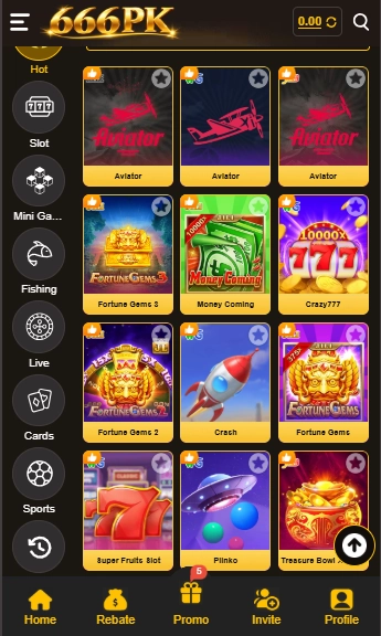 66PK Game Interface