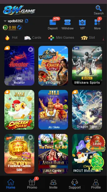 8W Game Interface